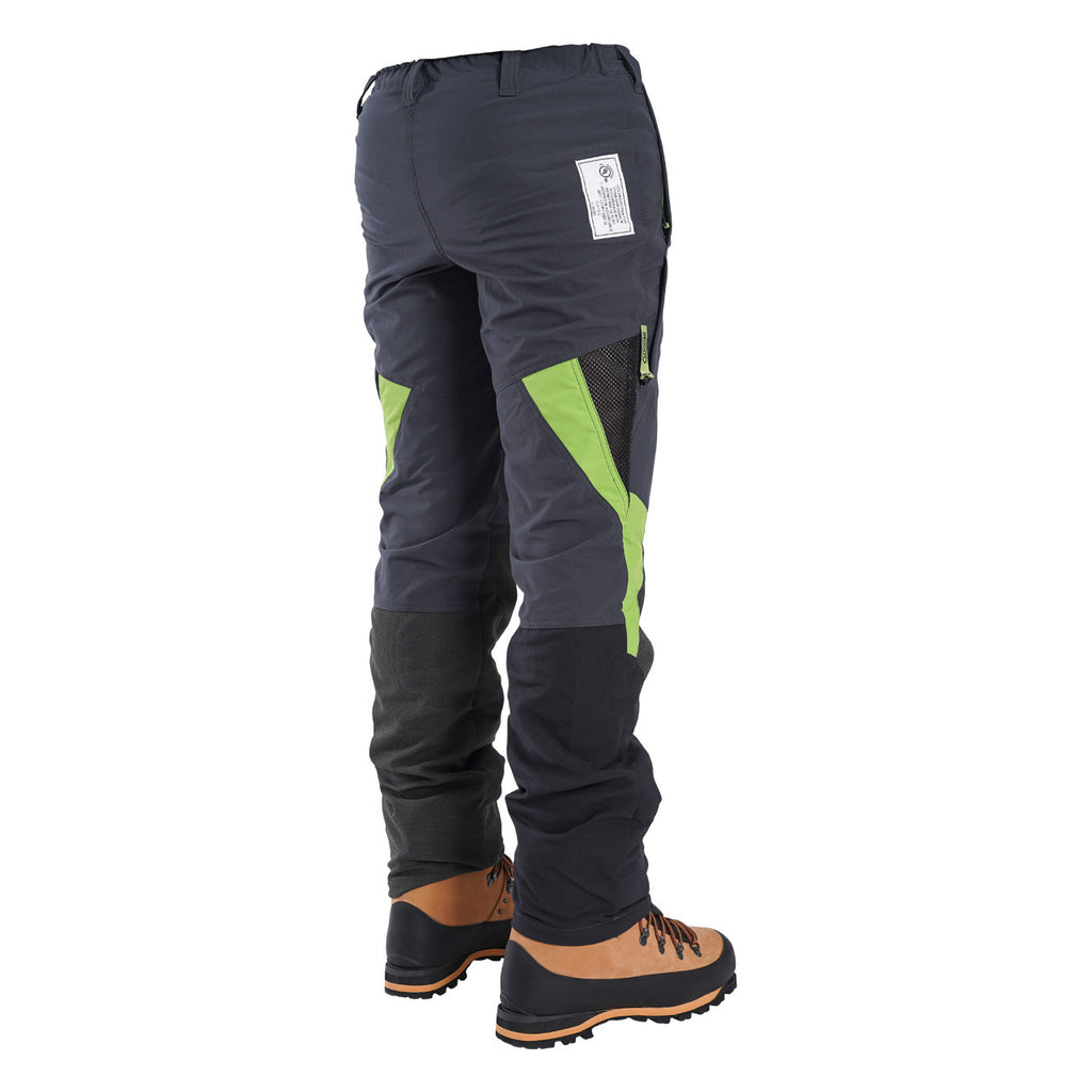 Clogger Zero Gen2 Light and Cool Men's Chainsaw Pants - Grey/Green