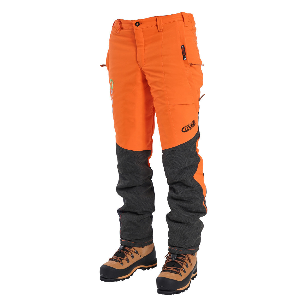 Clogger Zero Gen2 Light and Cool Men's Chainsaw Pants- Hi Vis Orange