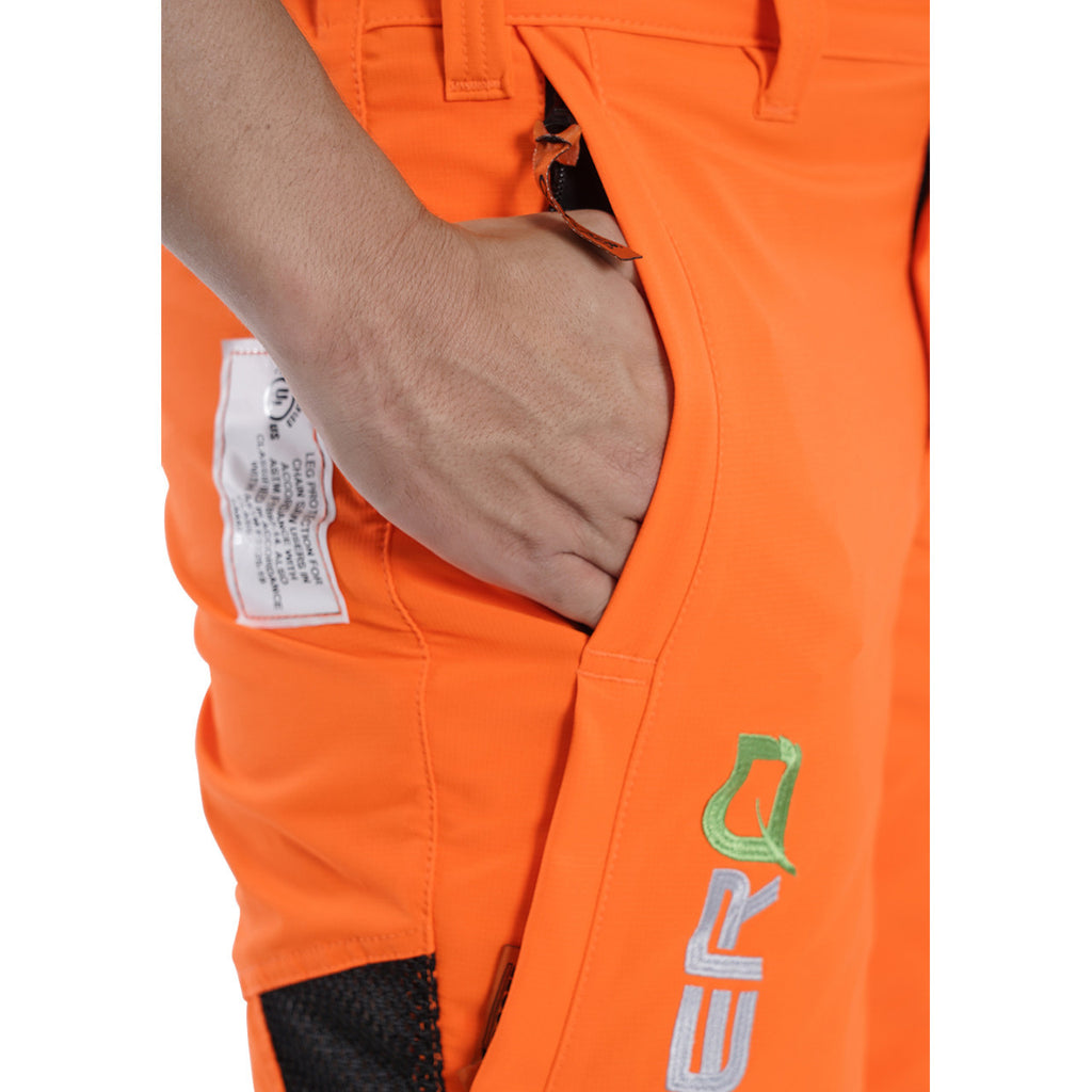 Clogger Zero Gen2 Light and Cool Men's Chainsaw Pants- Hi Vis Orange