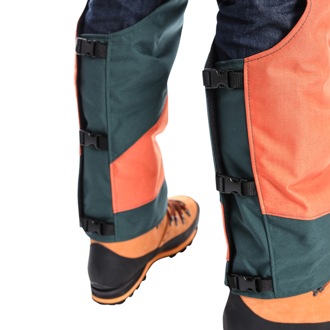 Clogger DefenderPRO Tough Chainsaw Chaps Arborist Edition with 360 Calf Protection Clipped