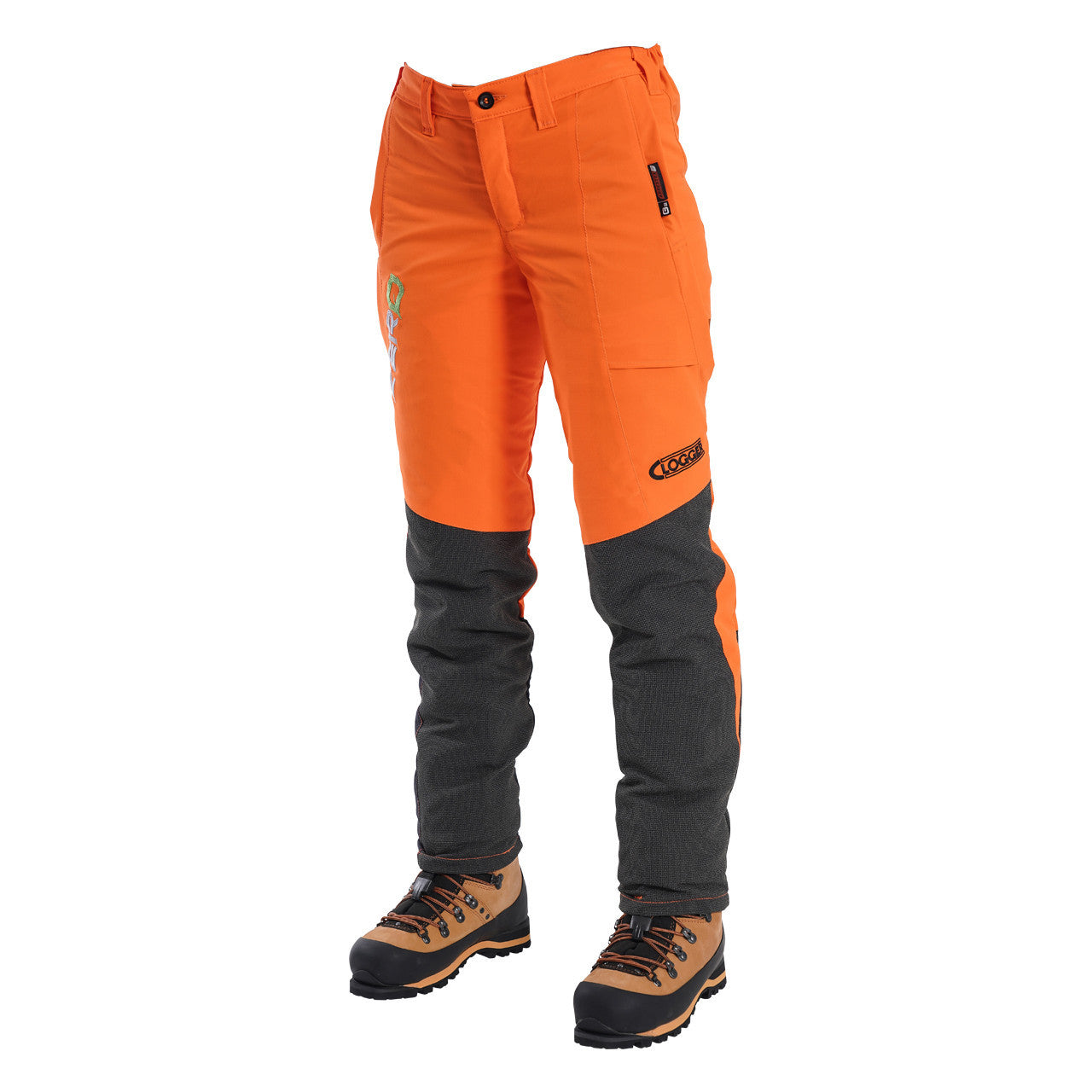 Clogger Zero Gen2 Light and Cool Women's Chainsaw Pants - Hi Vis Orange