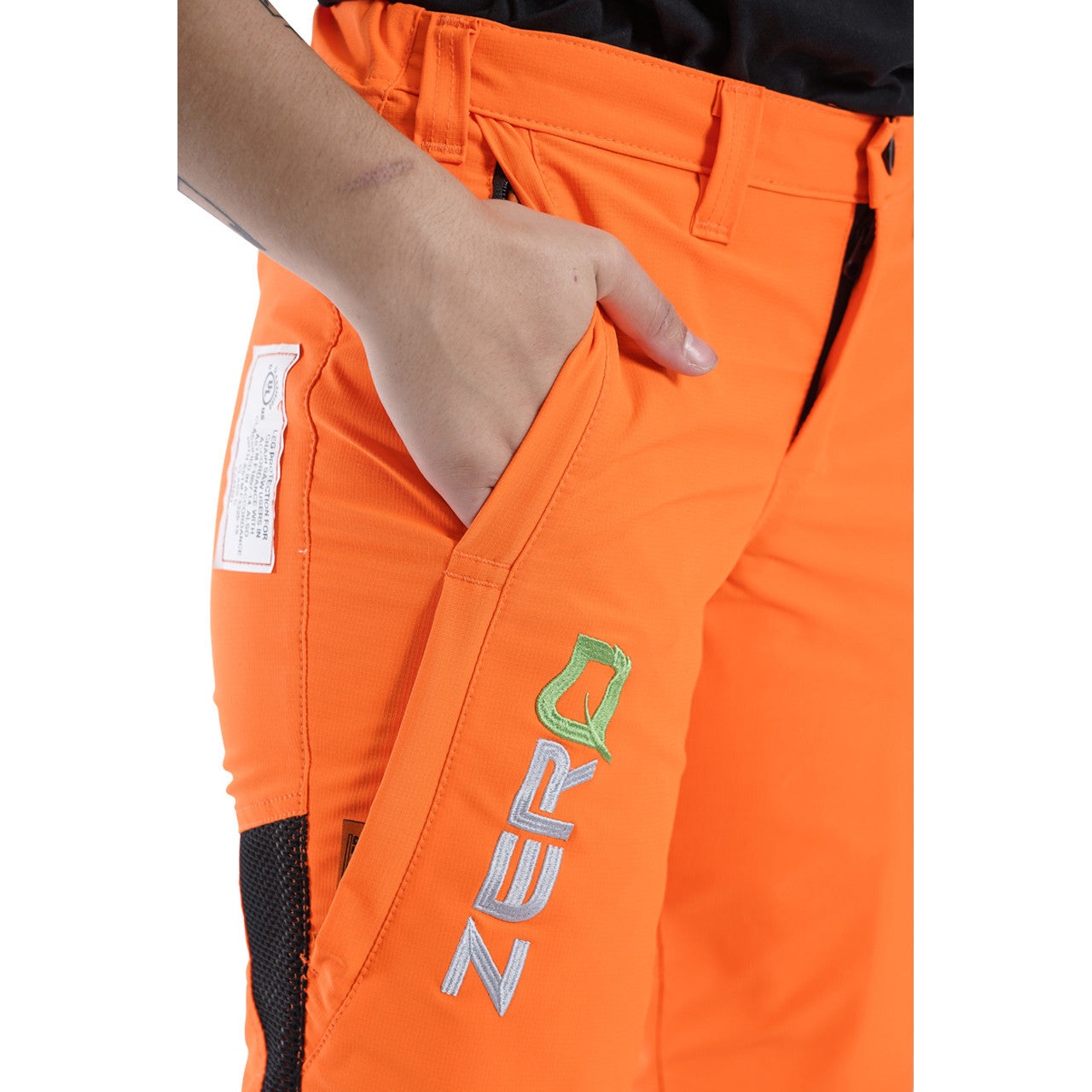 Clogger Zero Gen2 Light and Cool Women's Chainsaw Pants - Hi Vis Orange