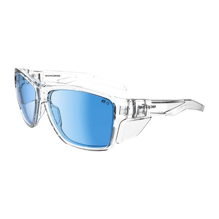 Ace Safety Glasses Black Frame Polarised Lens