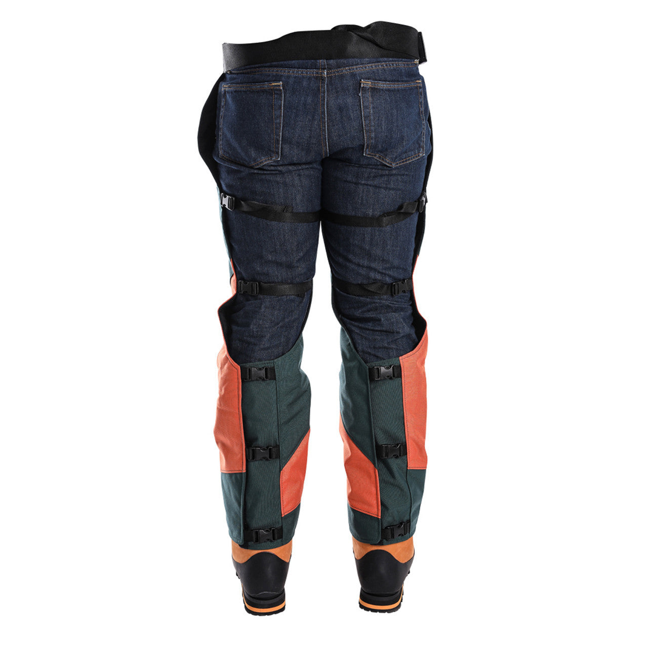 Clogger DefenderPRO Tough Chainsaw Chaps Arborist Edition with 360 Calf Protection Clipped