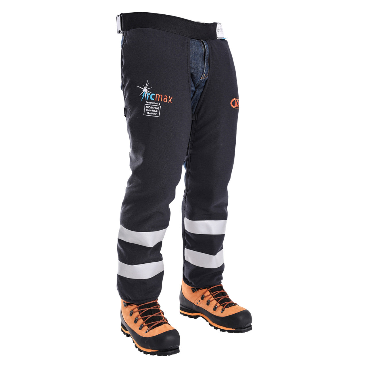 Clogger Arcmax Gen3 Arc Rated Fire Resistant Chainsaw Chaps with 360 Calf Wrap