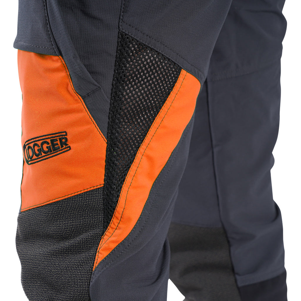 Clogger Zero Gen2 Light and Cool Men's Chainsaw Pants - Orange Flash (New Color)