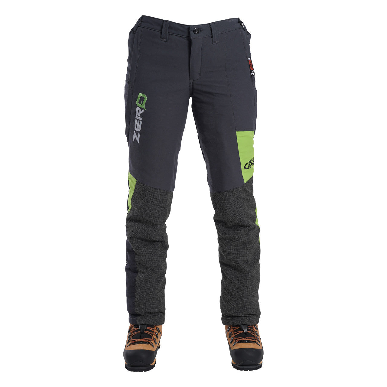 Clogger Zero Gen2 Light and Cool Women's Chainsaw Pants - Grey/Green