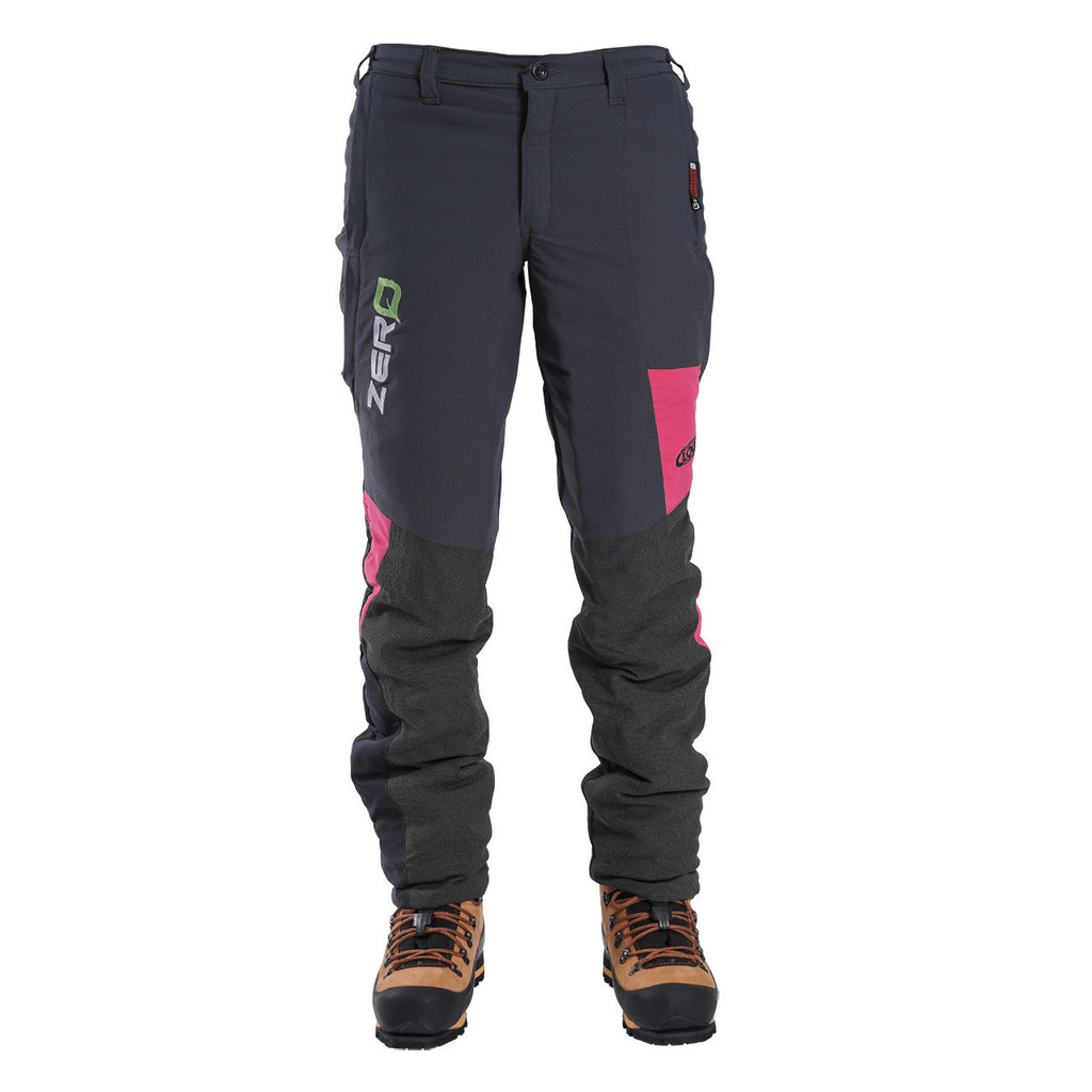 Clogger Zero Gen2 Light and Cool Women's Arborist Chainsaw Pants - Pink Flash Limited Edition