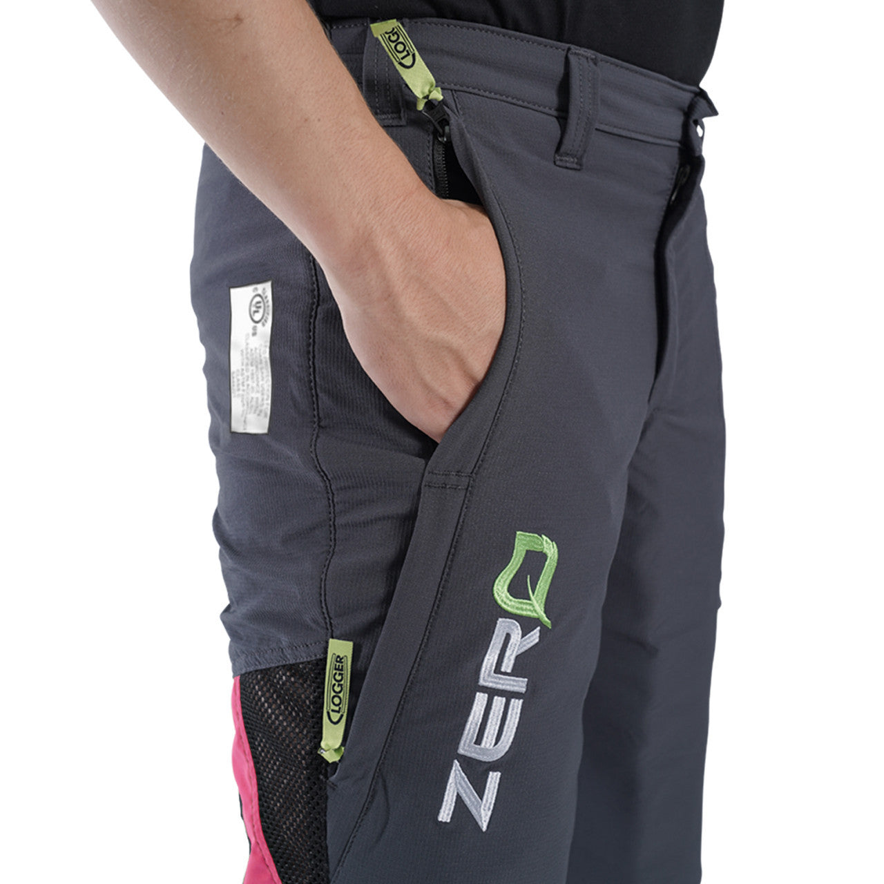 Clogger Zero Gen2 Light and Cool Women's Arborist Chainsaw Pants - Pink Flash Limited Edition