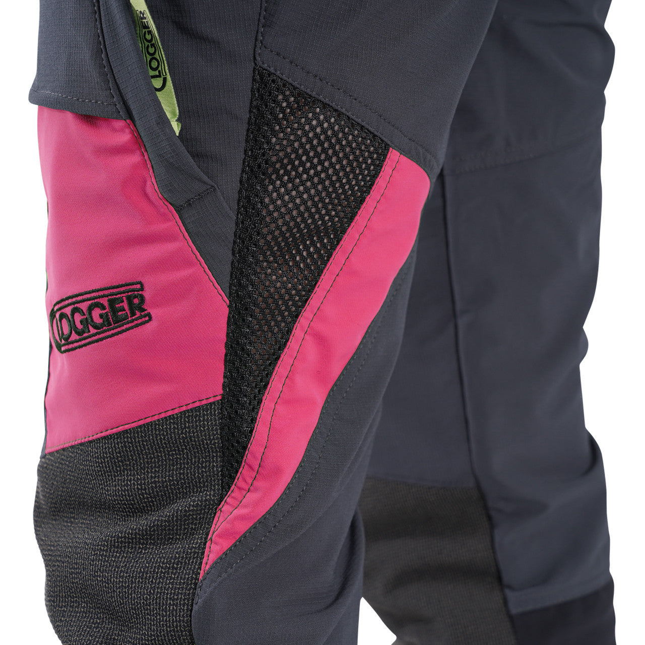 Clogger Zero Gen2 Light and Cool Women's Arborist Chainsaw Pants - Pink Flash Limited Edition