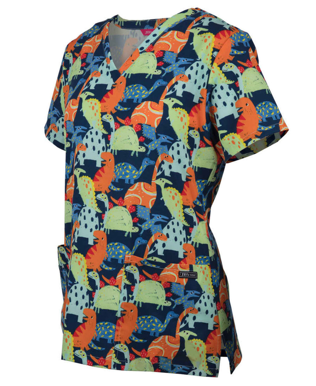 JB's Ladies Scrub Top Printed