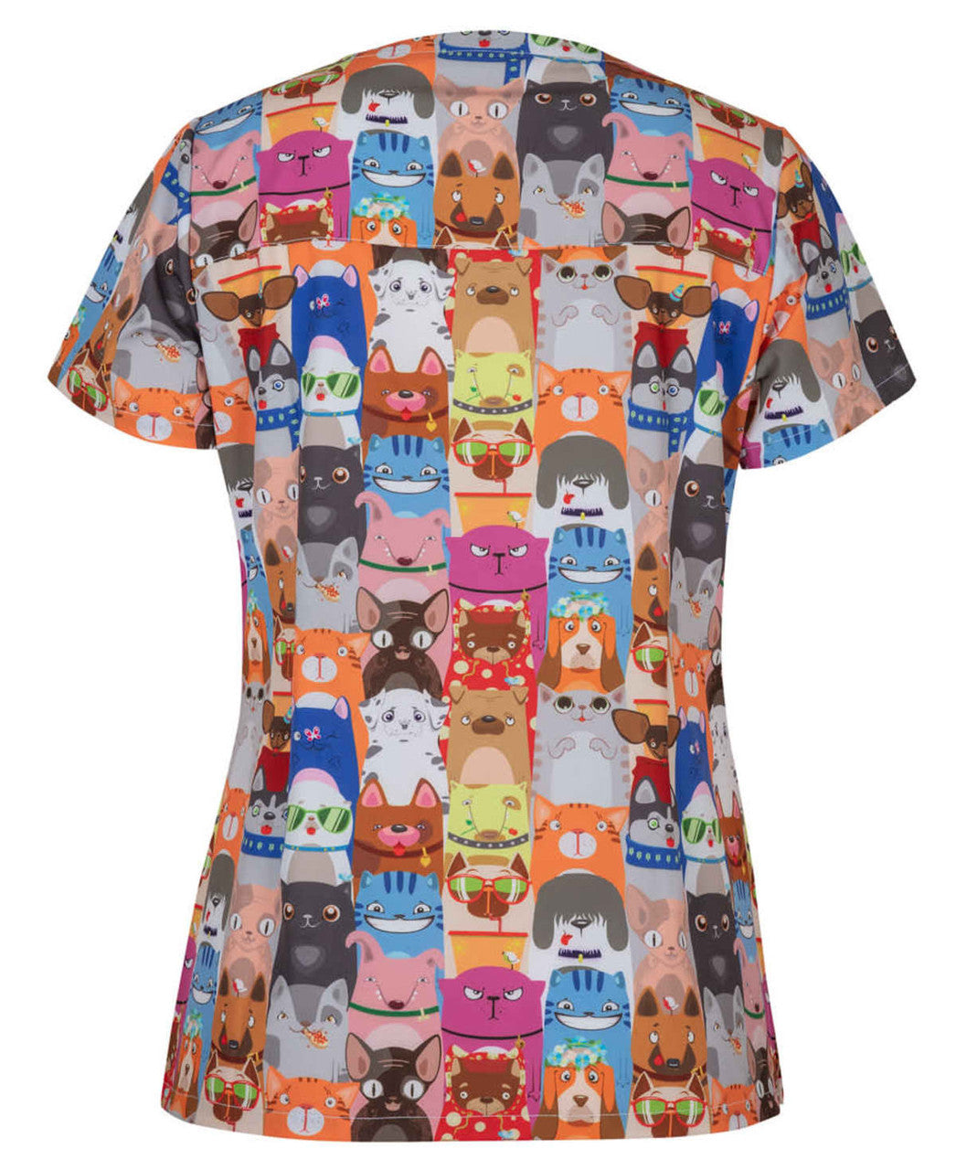 JB's Ladies Scrub Top Printed