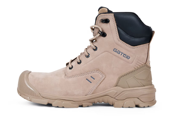 Gator Safety Aero Step Work Boots - Stone