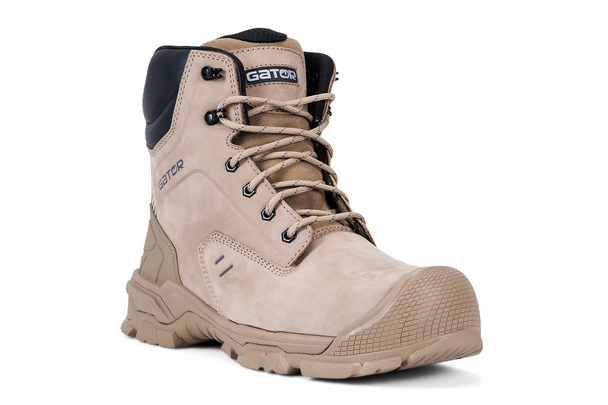 Gator Safety Aero Step Work Boots - Stone
