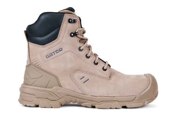 Gator Safety Aero Step Work Boots - Stone