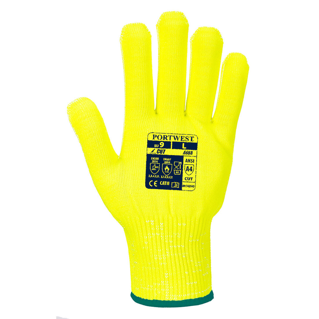 A688 - Cut D13 Hi-Vis Liner Glove