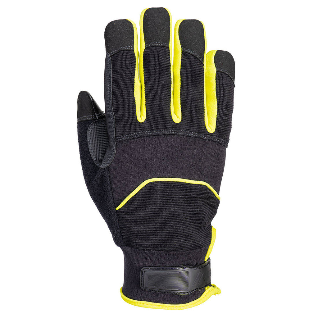 A792 - Needle Resistant F350 Mechanical Glove - Black/Yellow
