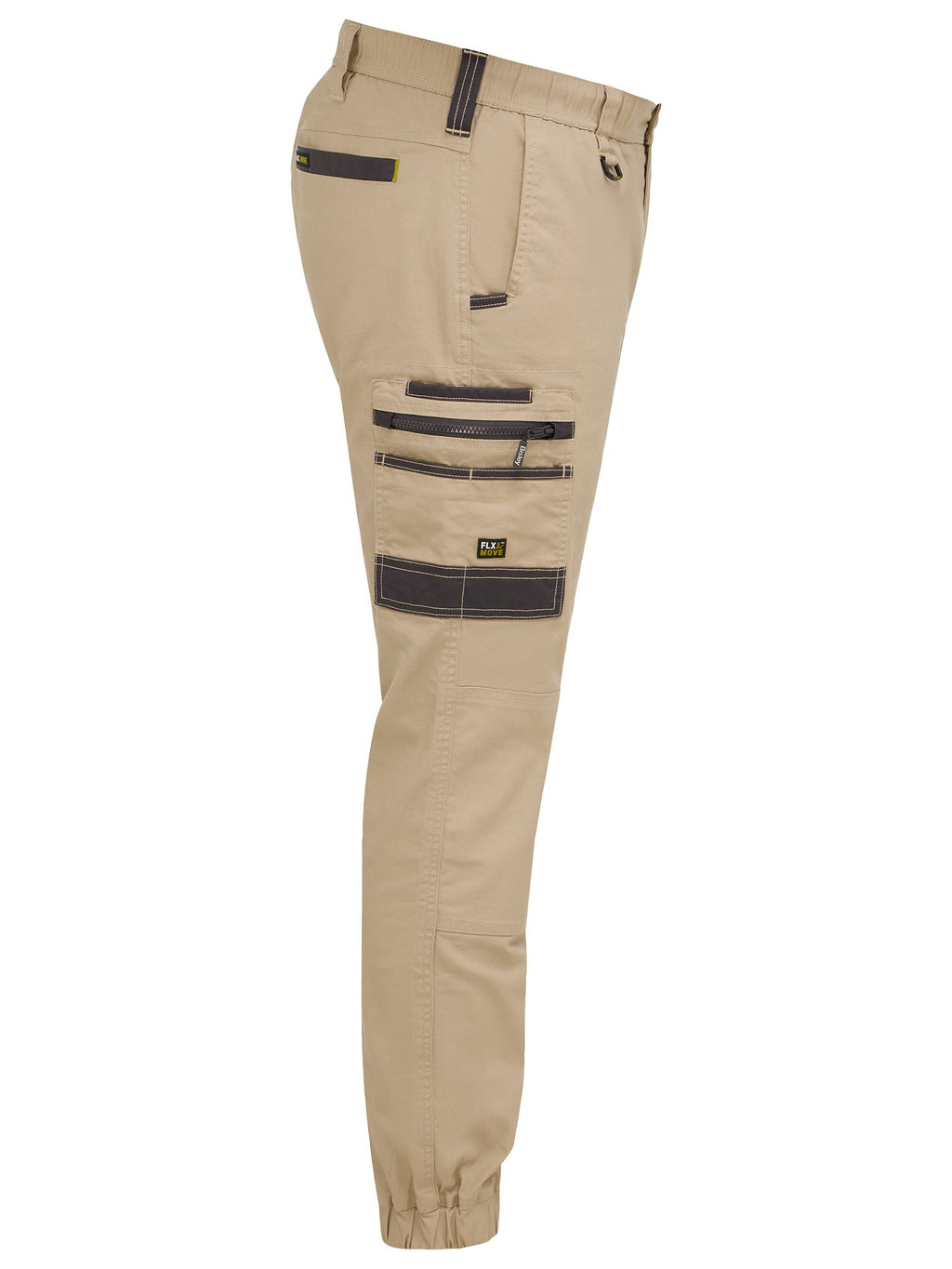 Flx & Move™ Elastic Waist Cargo Cuffed Pants