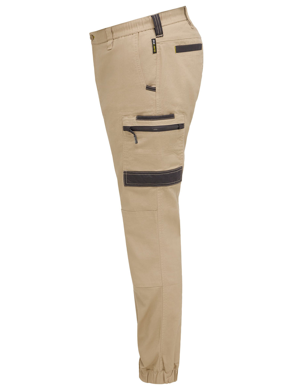 Flx & Move™ Elastic Waist Cargo Cuffed Pants