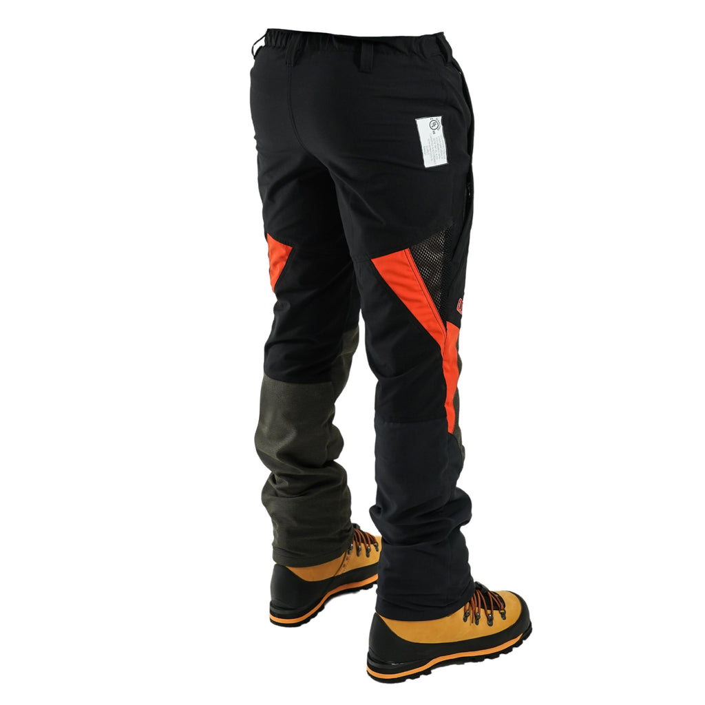 Clogger Zero Gen2 Light and Cool Men's Chainsaw Pants - Black-Red