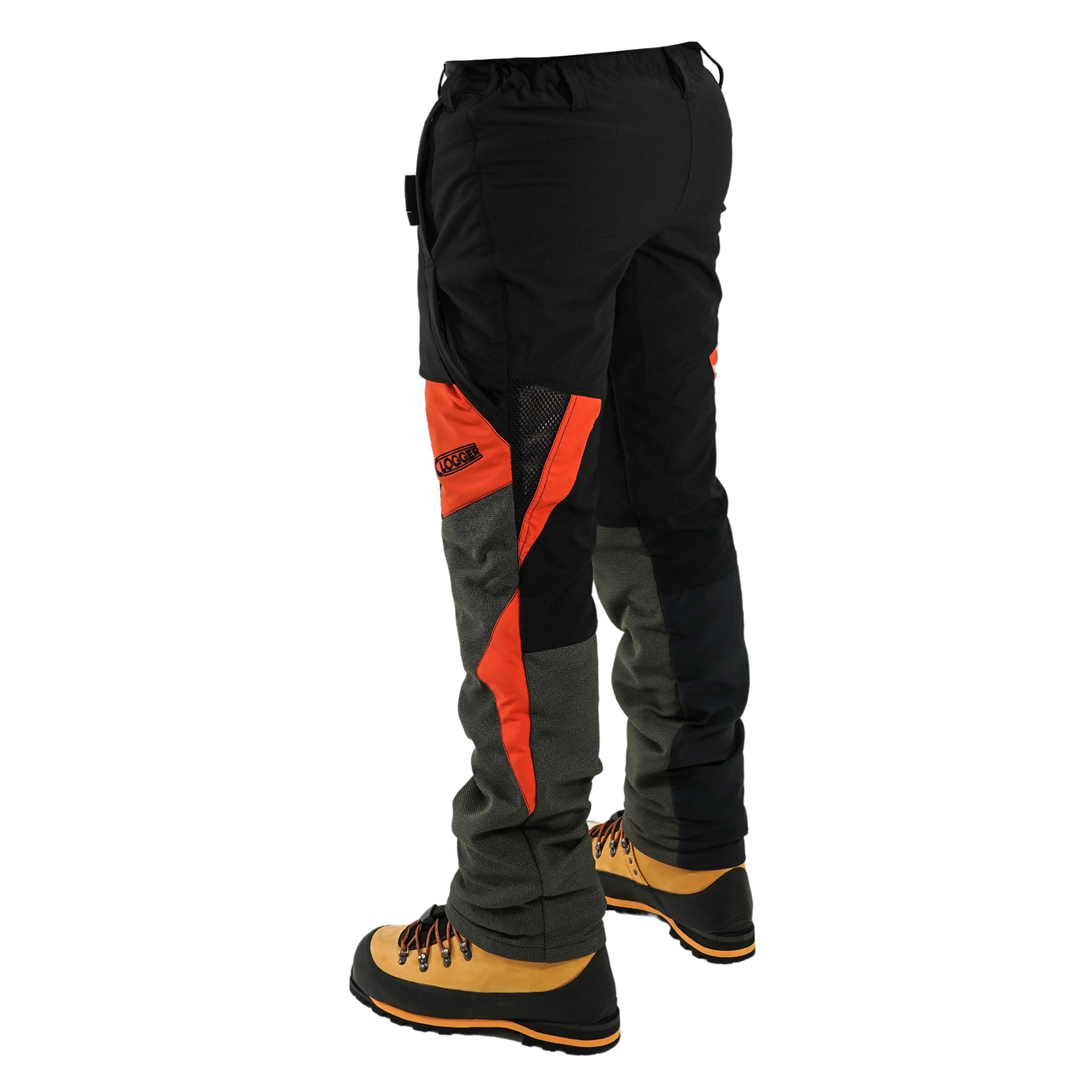 Clogger Zero Gen2 Light and Cool Men's Chainsaw Pants - Black-Red