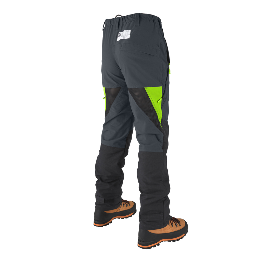 Clogger Zero Ultra Men's Premium Chainsaw Pants - Grey/Green