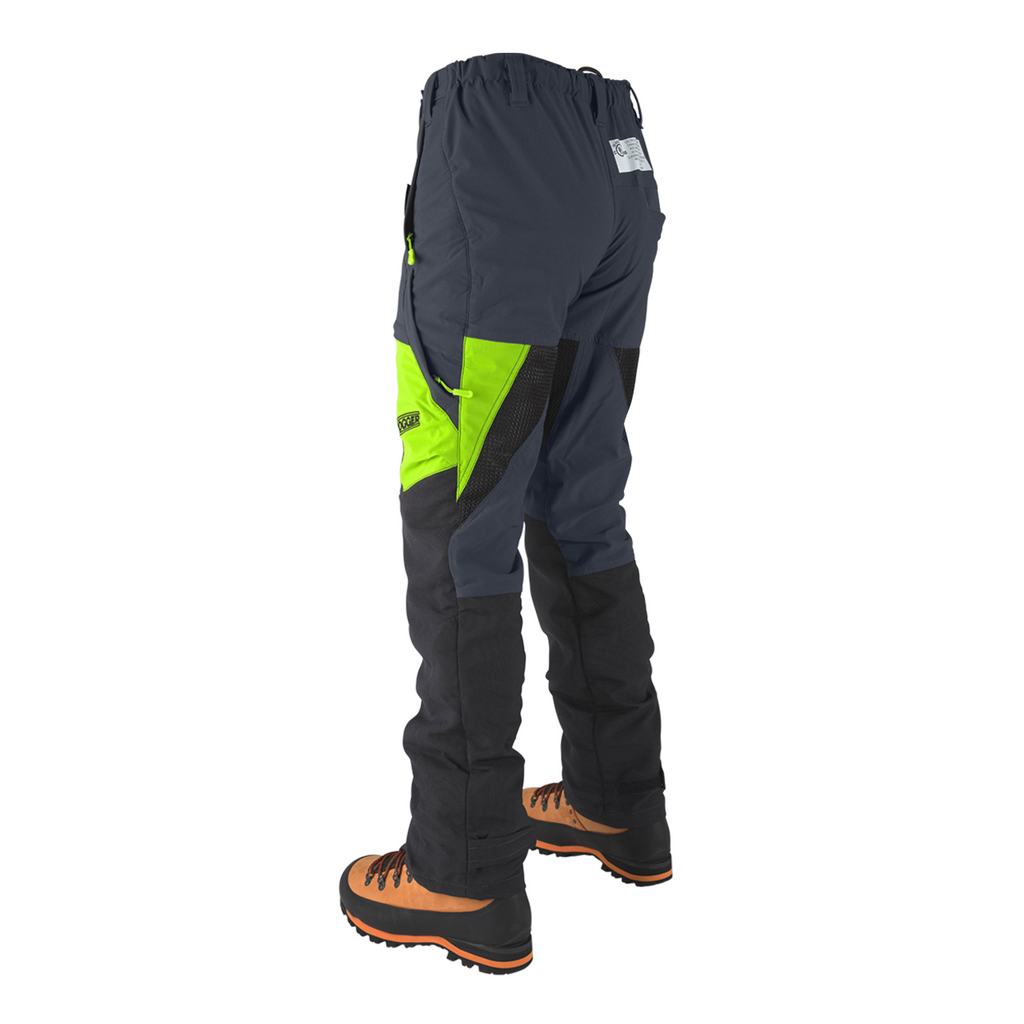 Clogger Zero Ultra Men's Premium Chainsaw Pants - Grey/Green