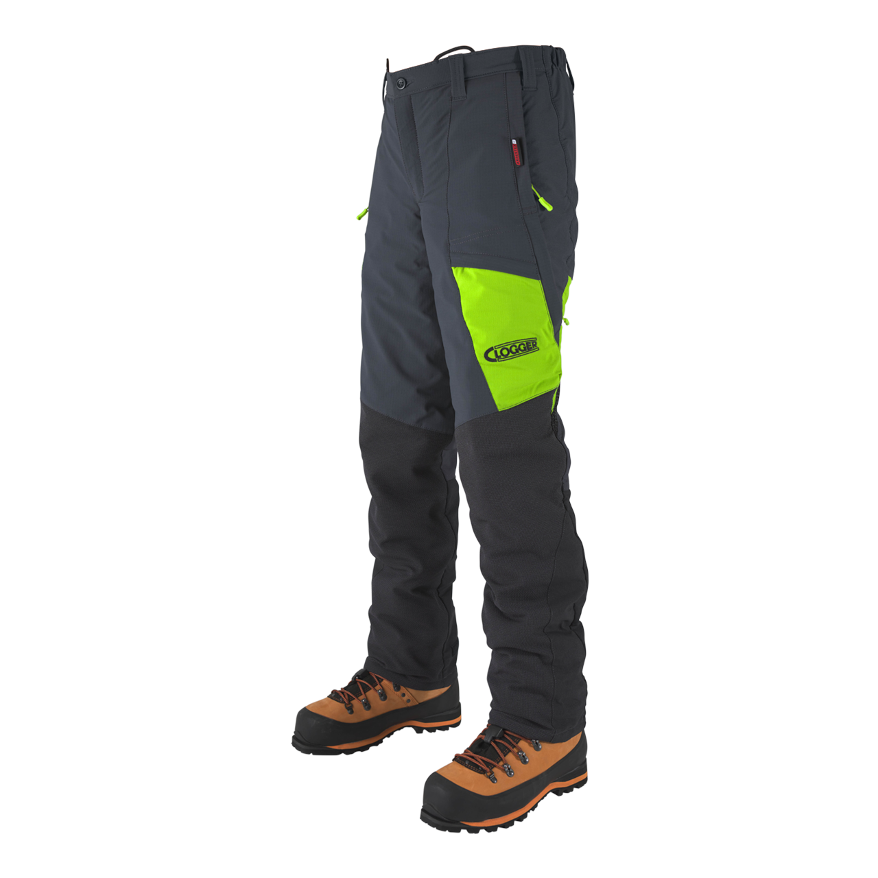 Clogger Zero Ultra Men's Premium Chainsaw Pants - Grey/Green