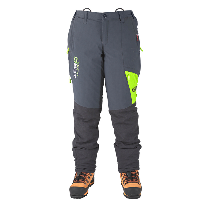 Clogger Zero Ultra Women's Premium Chainsaw Pants - Grey/Green