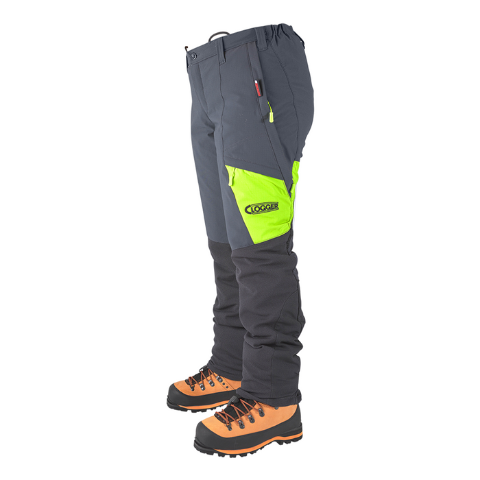 Clogger Zero Ultra Women's Premium Chainsaw Pants - Grey/Green
