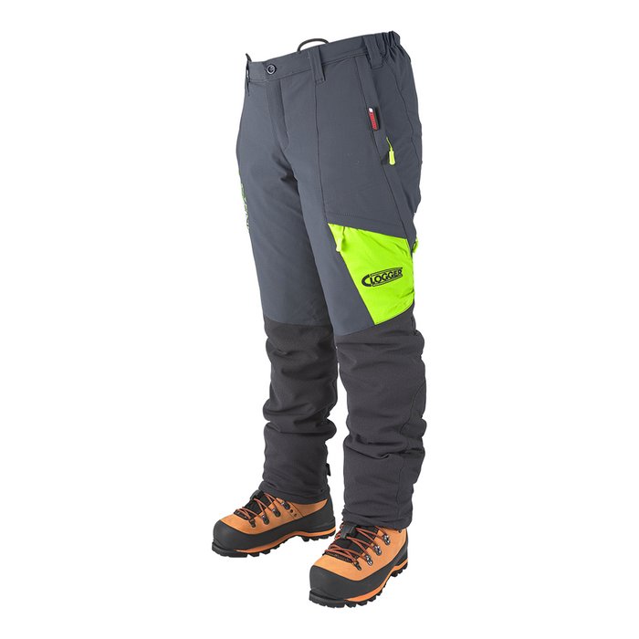 Clogger Zero Ultra Women's Premium Chainsaw Pants - Grey/Green