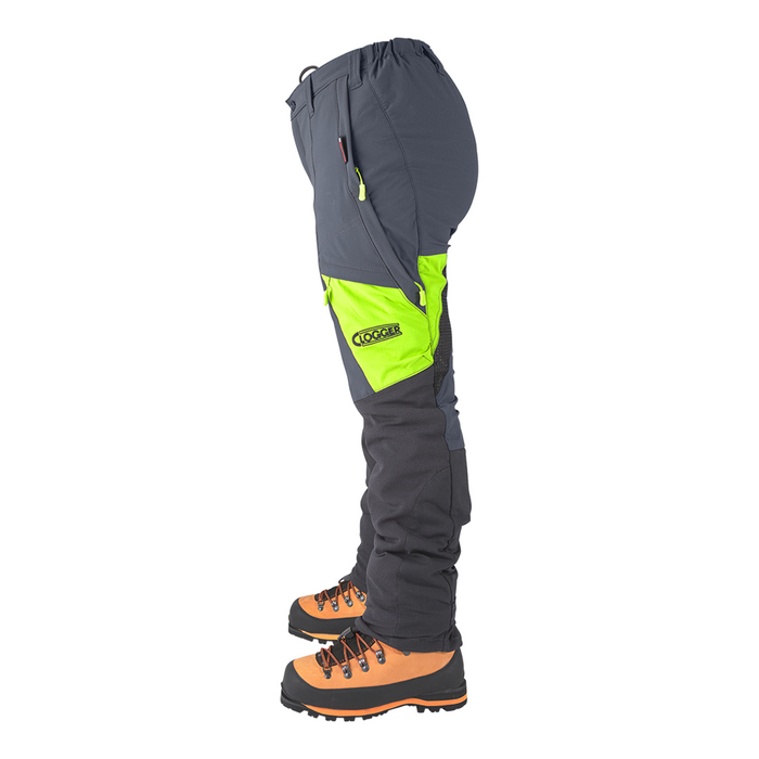 Clogger Zero Ultra Women's Premium Chainsaw Pants - Grey/Green