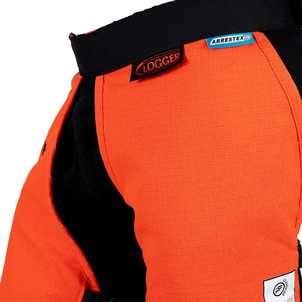 Clogger Wildfire Chainsaw Chaps Apron Style for Wildland Firefighters