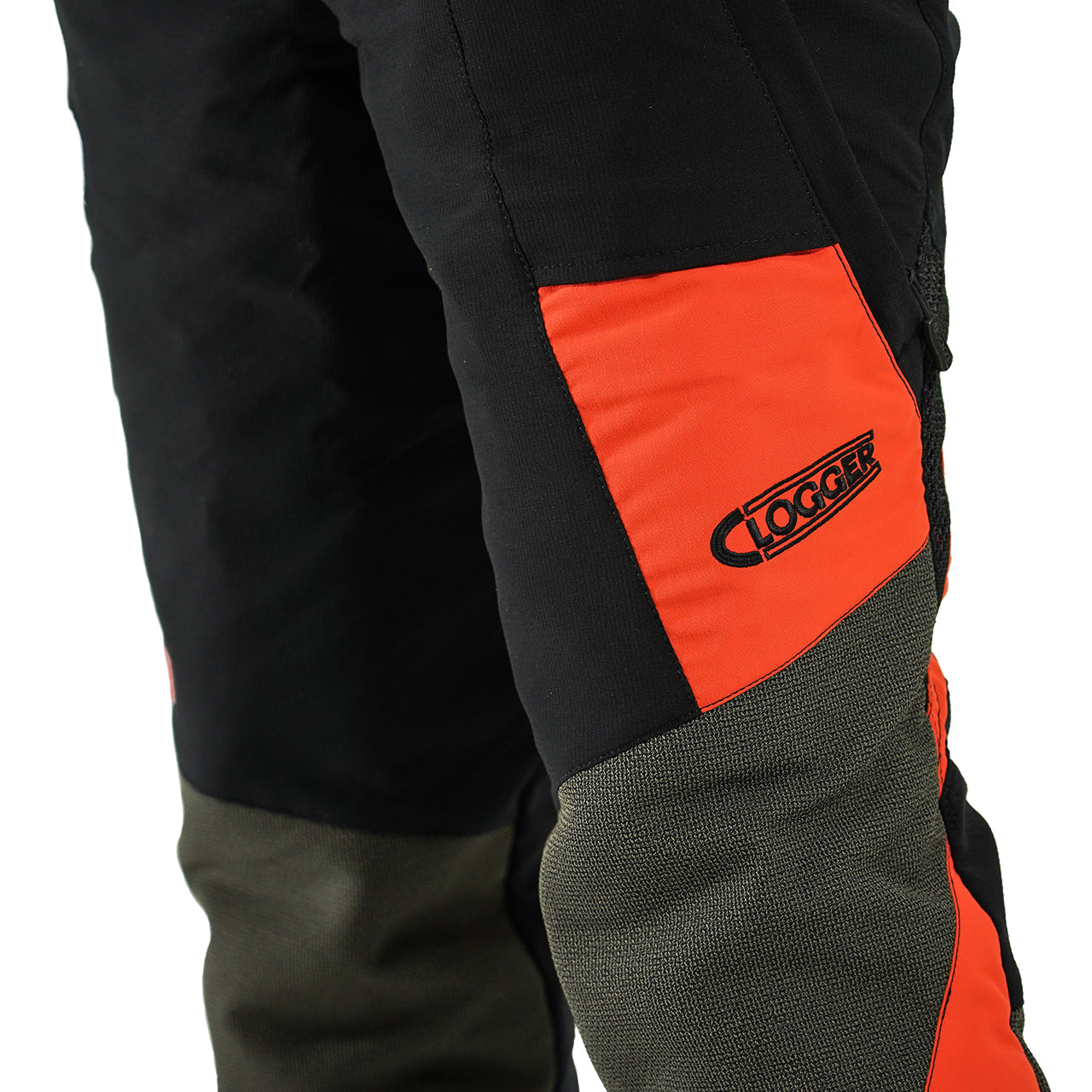 Clogger Zero Gen2 Light and Cool Men's Chainsaw Pants - Black-Red