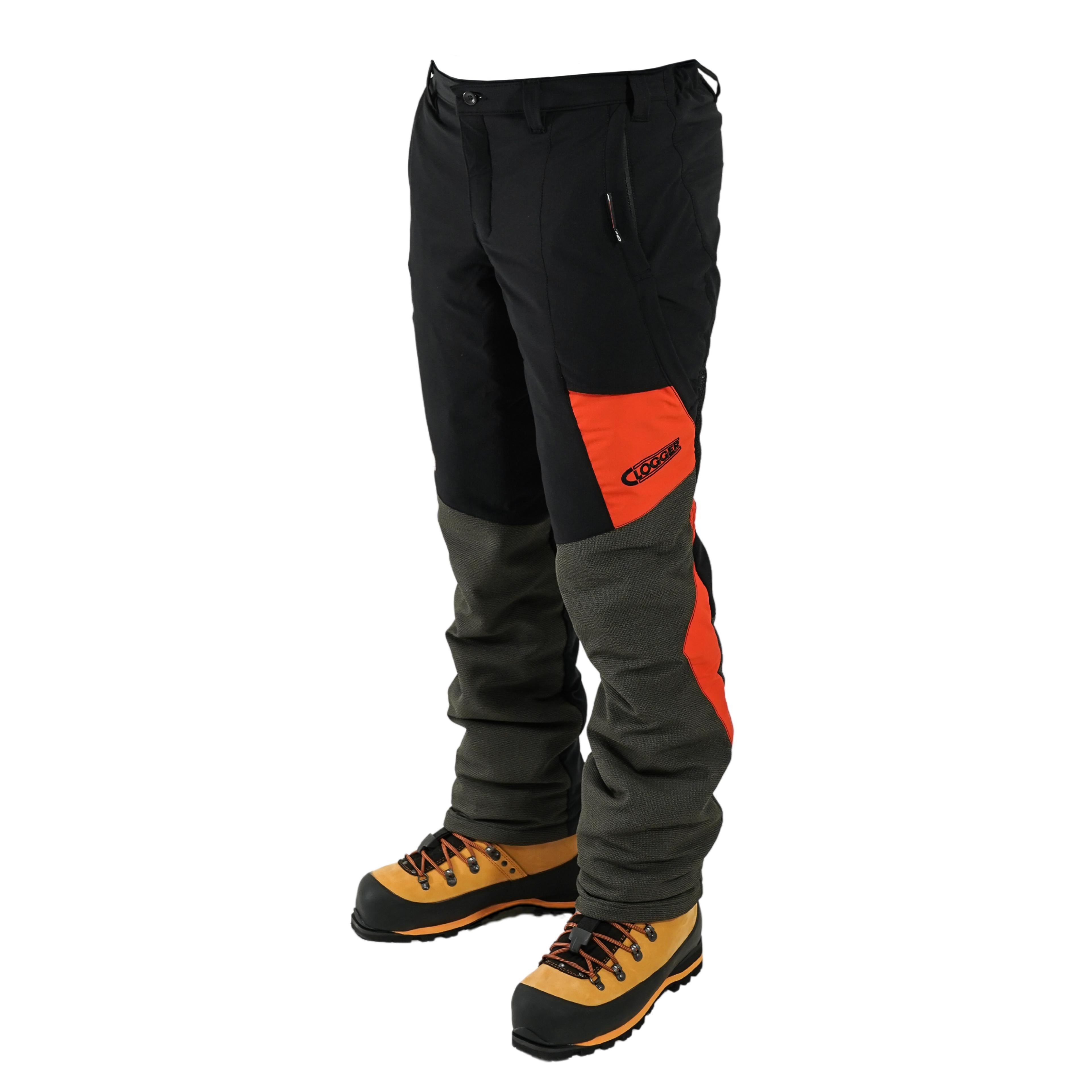 Clogger Zero Gen2 Light and Cool Men's Chainsaw Pants - Black-Red