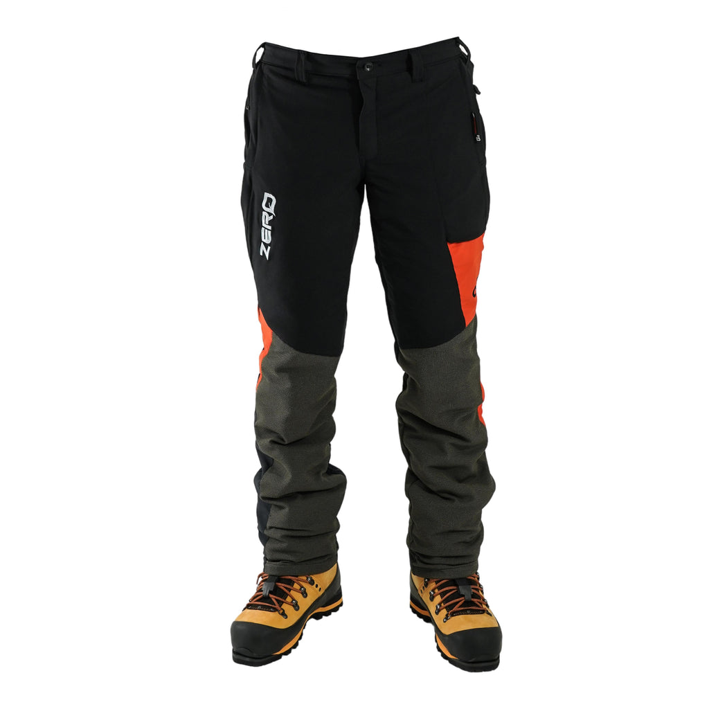 Clogger Zero Gen2 Light and Cool Men's Chainsaw Pants - Black-Red