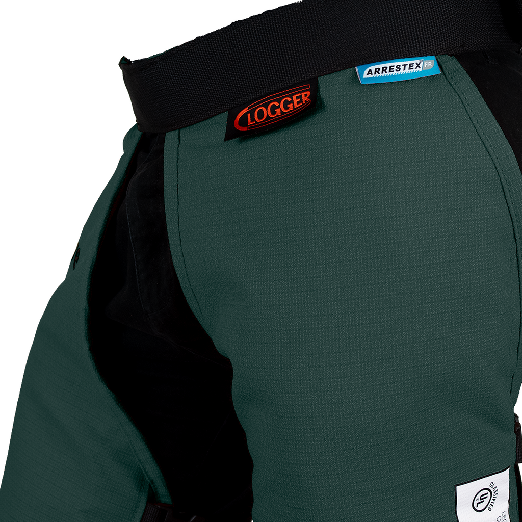 Clogger Wildfire Chainsaw Chaps Apron Style for Wildland Firefighters