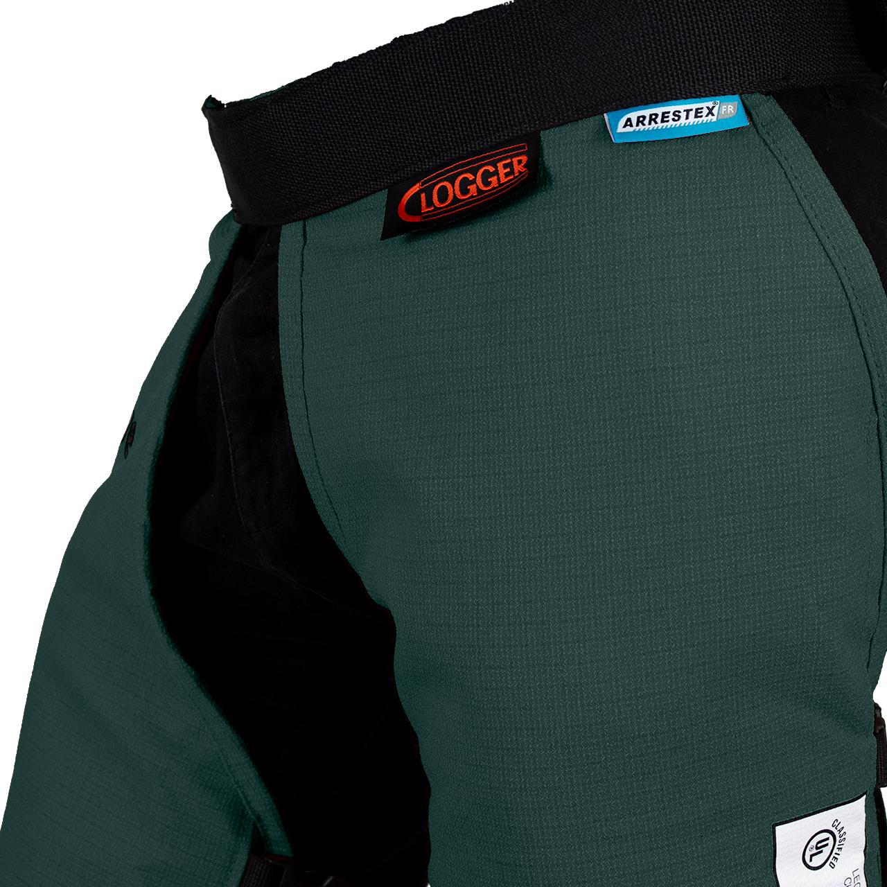 Clogger Wildfire Chainsaw Chaps Apron Style for Wildland Firefighters