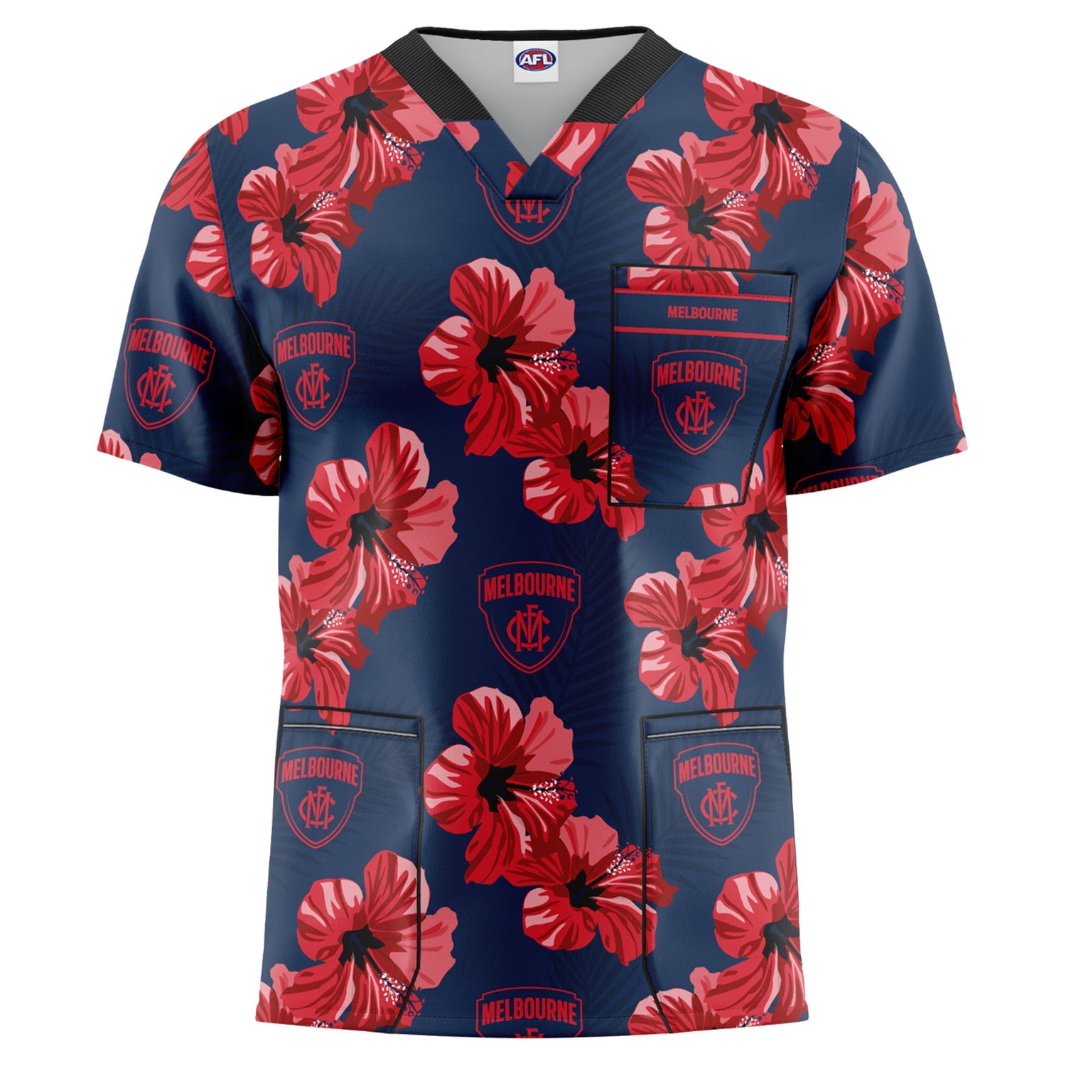 AFL Melbourne Demons 'North Shore' Scrubs