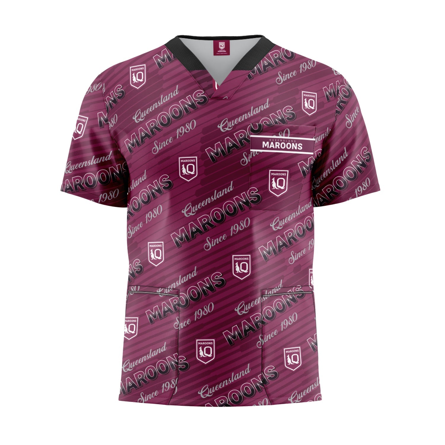 QLD Maroons 'North Shore' Scrubs