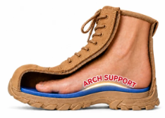 Ergonx Helium All Tan Safety Boots – 2E & 4E Extra Wide, Steel-Free Zip-Side Work Boots