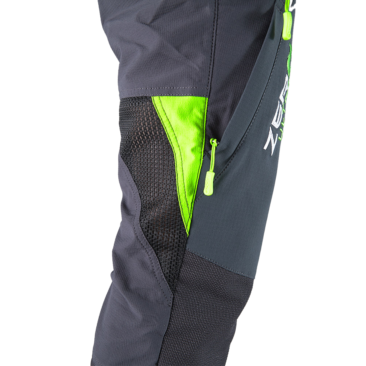 Clogger Zero Ultra Men's Premium Chainsaw Pants - Grey/Green