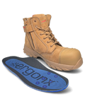 Ergonx Safety Boots Lace Up (Helium) All Tan