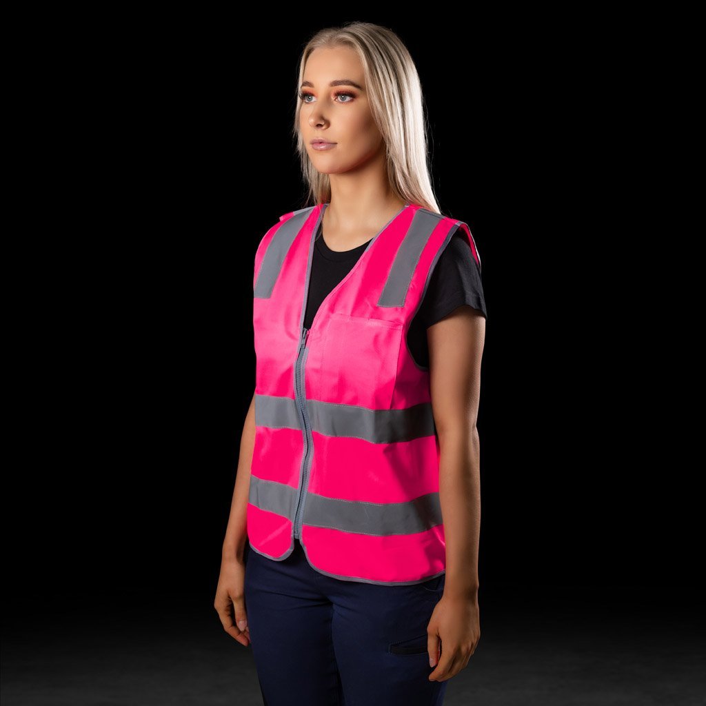 BAD® HI-VIS DAY/NIGHT ZIP SAFETY VEST