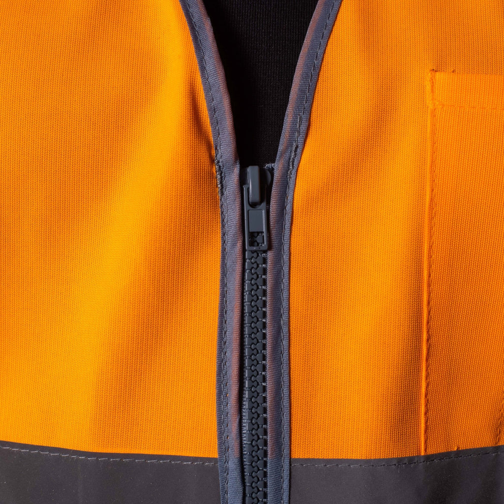 BAD® HI-VIS DAY/NIGHT ZIP SAFETY VEST