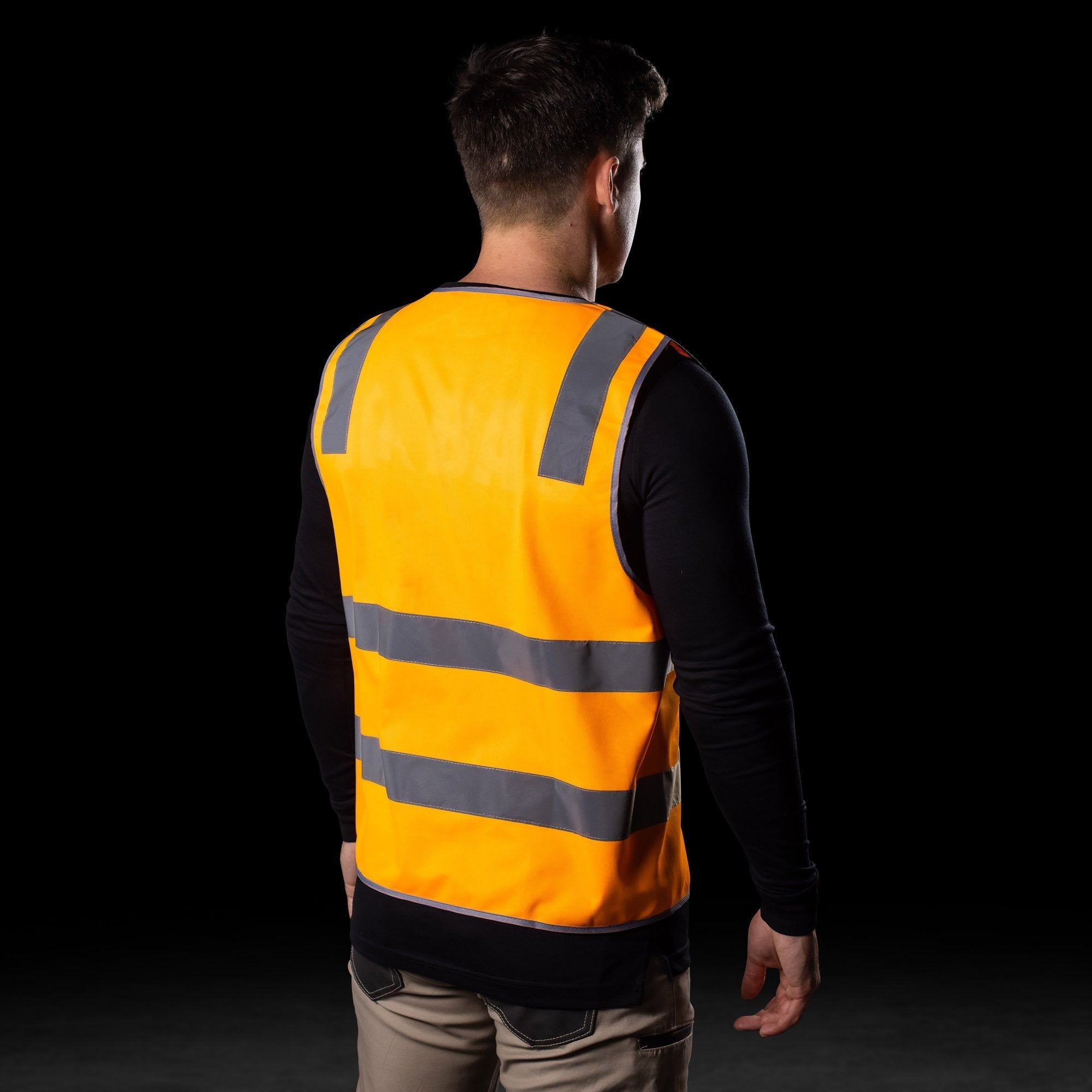 BAD® HI-VIS DAY/NIGHT ZIP SAFETY VEST