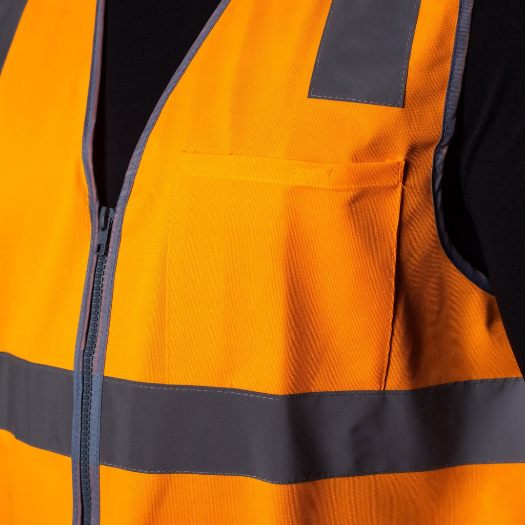 BAD® HI-VIS DAY/NIGHT ZIP SAFETY VEST