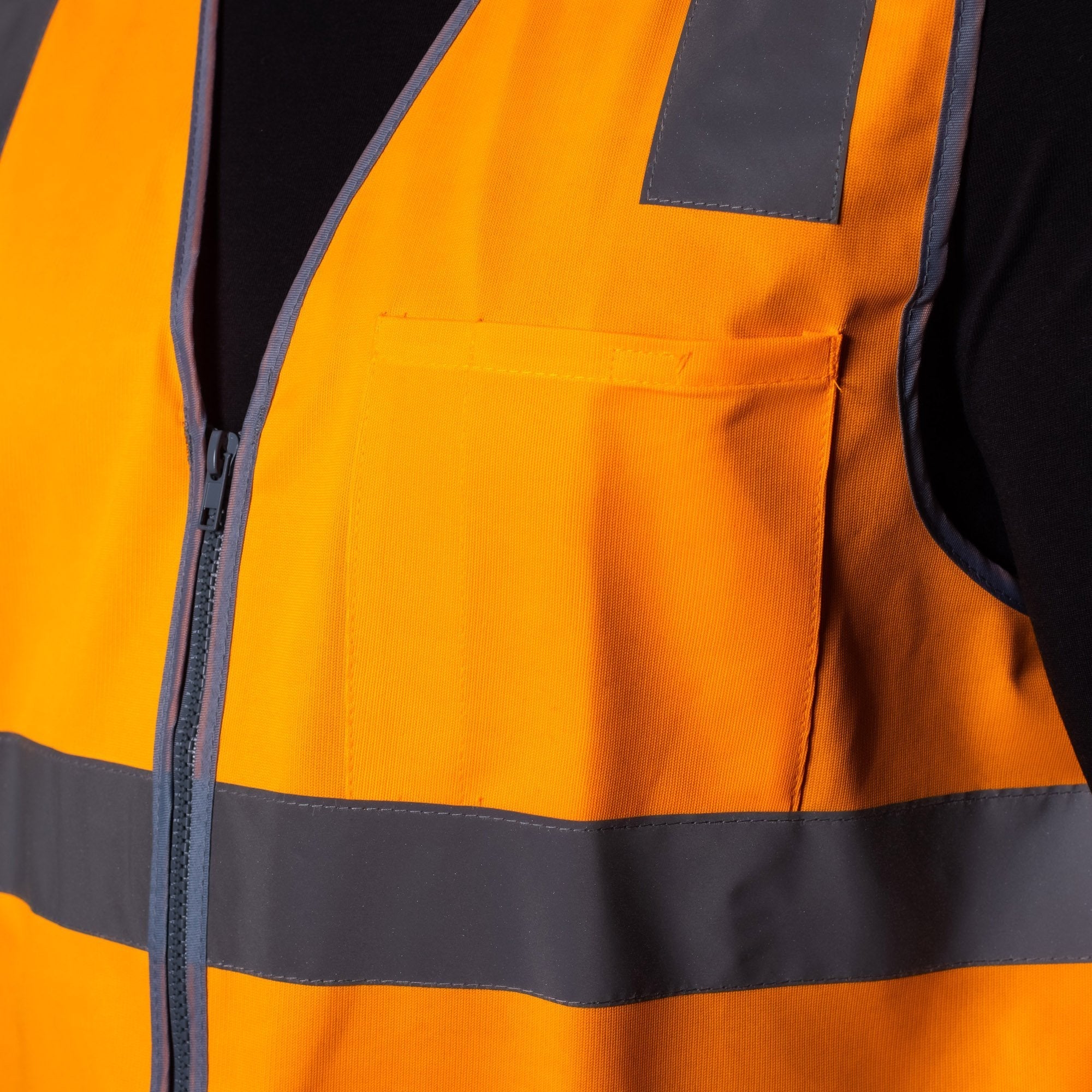 BAD® HI-VIS DAY/NIGHT ZIP SAFETY VEST