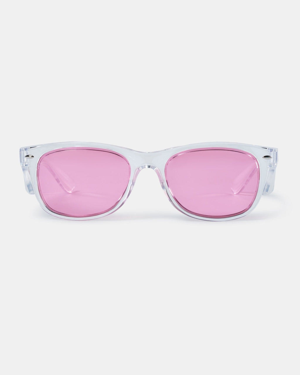 BAD LUCID™ POLARISED SAFETY SUNGLASSES (CLEAR/PINK)