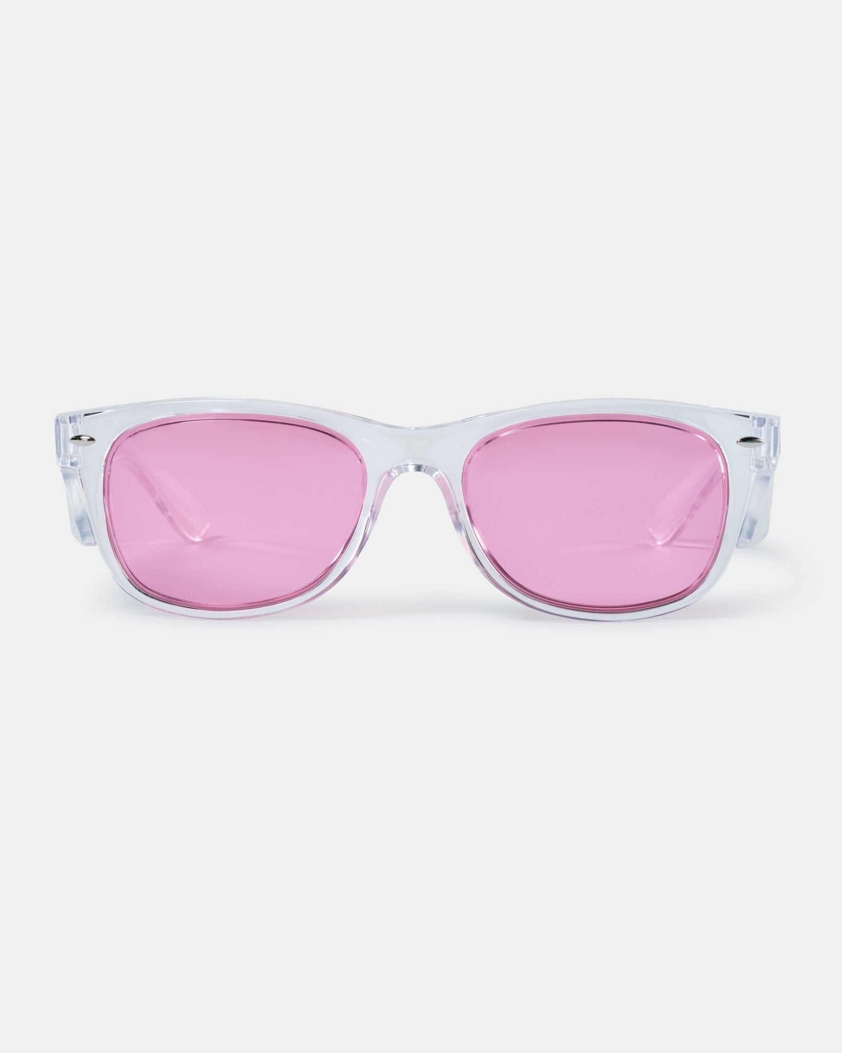 BAD LUCID™ POLARISED SAFETY SUNGLASSES (CLEAR/PINK)